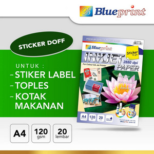 Kertas Sticker Inkjet BLUEPRINT A4